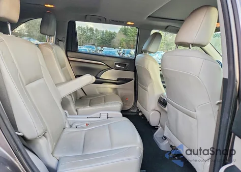 2016 Toyota Highlander Hybrid Limited z USA, uszkodzony, nr VIN 5TDDCRFH1GS015723